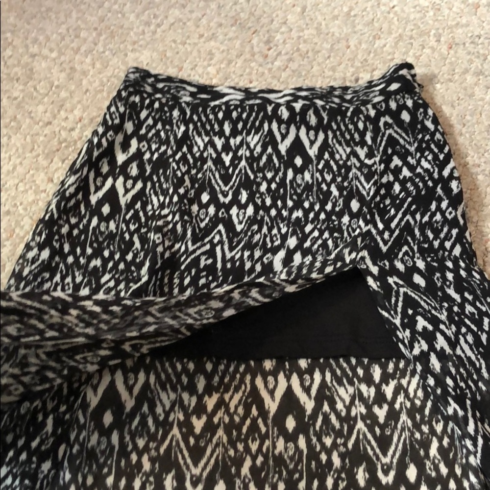 divided illusion maxi skirt